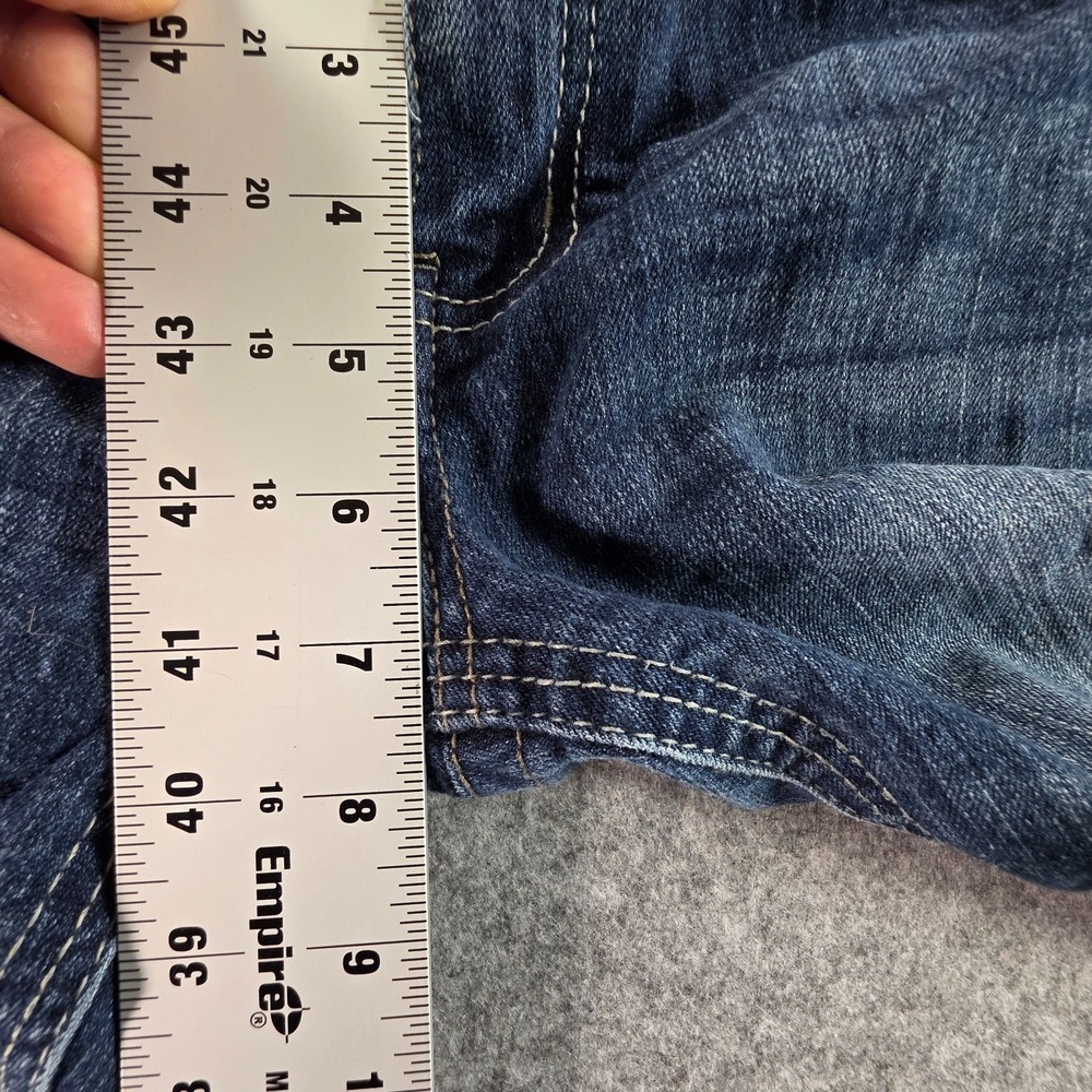 Paris Blues Jeans Size 9 Juniors Retro Low Rise Skinny Leg 2000s Faded Wash - Picture 7 of 9